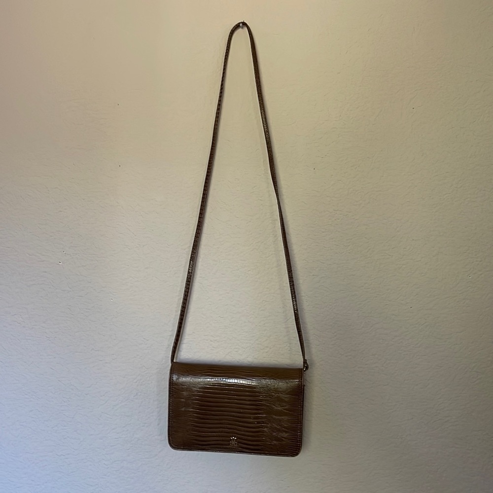 Vintage Jay Herbert New York Brown Snake Skin Purse